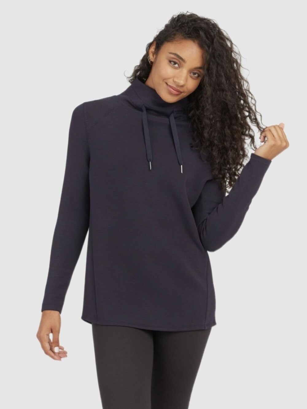Spanx Black The Airessentials Pullover Tunic Top. Extra Large XL